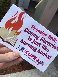 Closing Libraries is just like burning books!